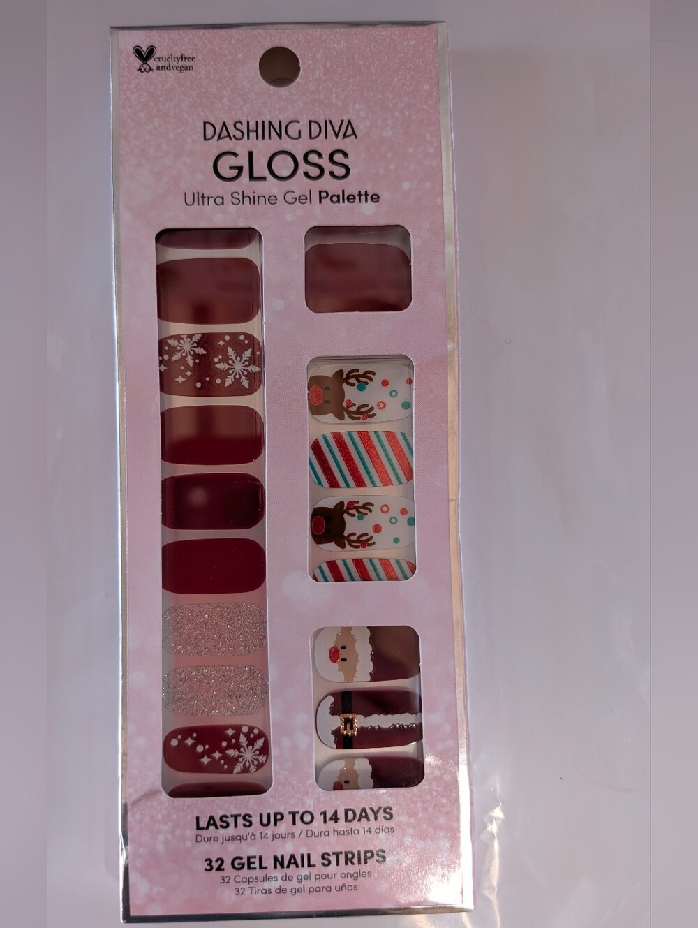 Dashing Diva Gloss Ultra Shine Gel Palette - Christmas Reindeer Themed